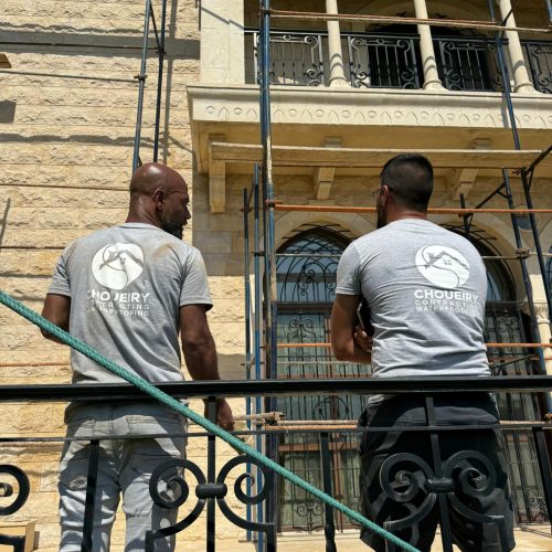 bitar palace amchit facades renovation and waterproofing